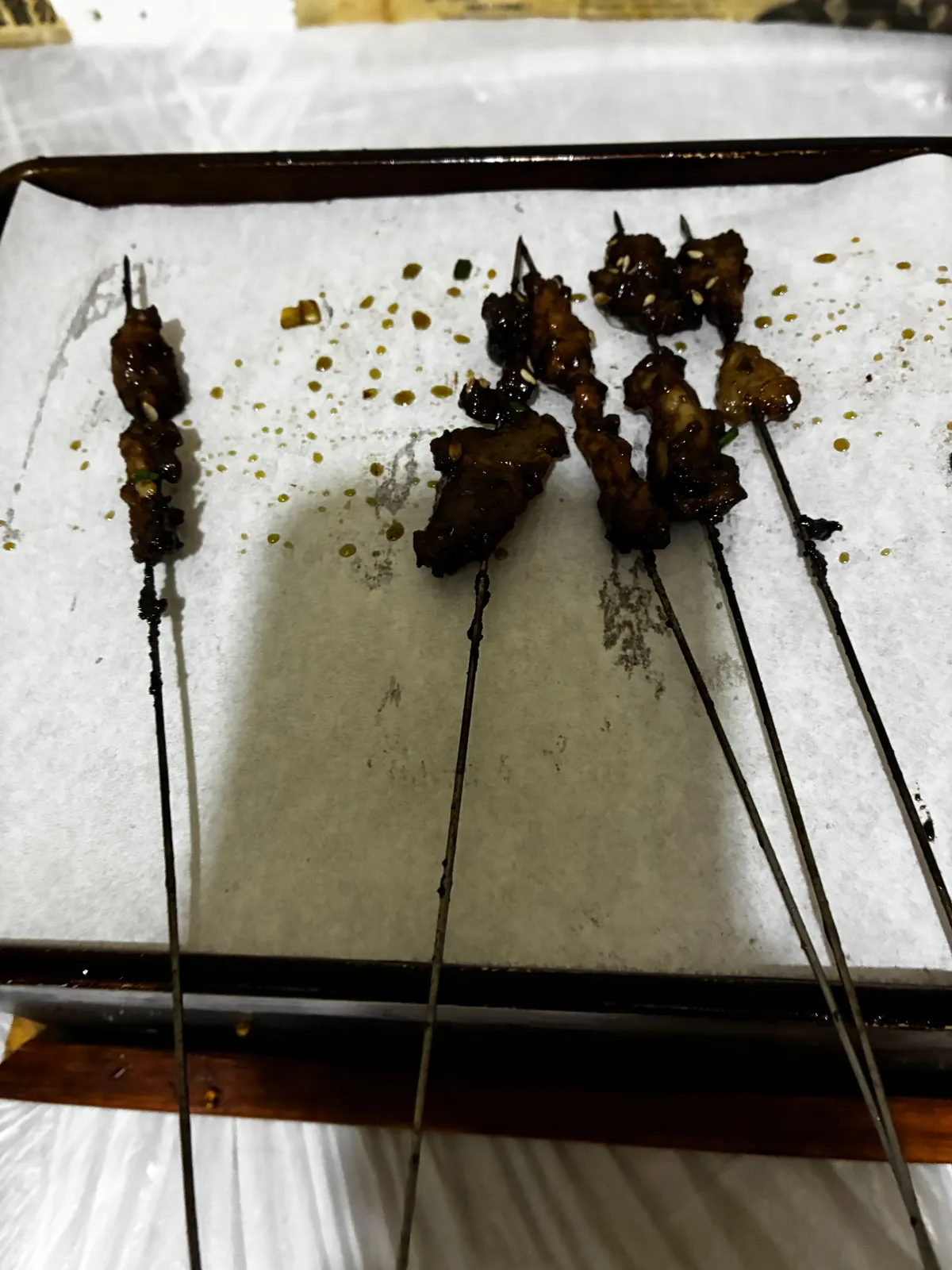 黏糊糊的烤串